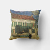 ヴィンセント・ヴァン・ゴッホ – ホワイトハウス・アット・ナイト クッション (裏面)