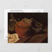 ヴィンセント・ヴァン・ゴッホ、ボトル、下駄 ポストカード (正面/裏面)