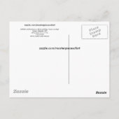 ヴィンセント・ヴァン・ゴッホ、ボトル、下駄 ポストカード (裏面)