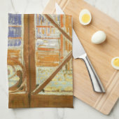 ヴィンセント・ヴァン・ゴッホ – ポーク・ブッチャーのショーウィンドウ キッチンタオル (四つ折り)