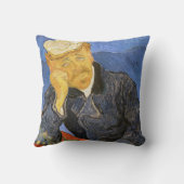 ヴィンセント・ヴァン・ゴッホ – ポール・ガチェット博士ポートレート クッション (裏面)