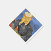 ヴィンセント・ヴァン・ゴッホ – ポール・ガチェット博士ポートレート スタンダードカクテルナプキン (角)