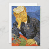 ヴィンセント・ヴァン・ゴッホ – ポール・ガチェット博士ポートレート 招待状 (正面/裏面)