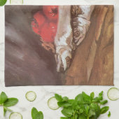 ヴィンセント・ヴァン・ゴッホ - マグロ、レモン、トマト キッチンタオル (折り畳み)