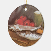 ヴィンセント・ヴァン・ゴッホ - マグロ、レモン、トマト セラミックオーナメント (左)