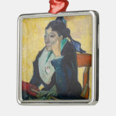ヴィンセント・ヴァン・ゴッホ – マダム・ギヌーポートレート メタルオーナメント (左)