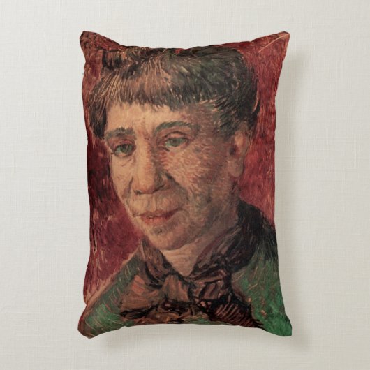 ヴィンセント・ヴァン・ゴッホ・マダム・タンギーポートレート アクセントクッション (正面(垂直))