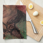 ヴィンセント・ヴァン・ゴッホ・マダム・タンギーポートレート キッチンタオル (四つ折り)