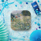 ヴィンセント・ヴァン・ゴッホ - ミス・ガシェの庭 ペーパープレート (パーティー)