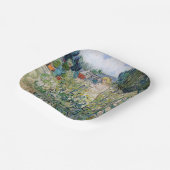 ヴィンセント・ヴァン・ゴッホ - ミス・ガシェの庭 ペーパープレート (傾斜あり)