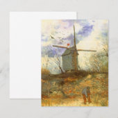 ヴィンセント・ヴァン・ゴッホ - ミューラン・ド・ラ・ギャレット、風車 (正面/裏面)