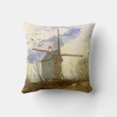 ヴィンセント・ヴァン・ゴッホ - ミューラン・ド・ラ・ギャレット、風車 クッション (裏面)