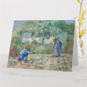 ヴィンセント·ヴァン·ゴッホ-ミレットの後の第一歩 カード (黄色い花)