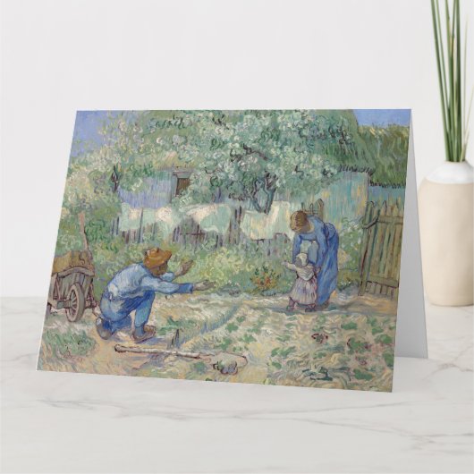 ヴィンセント·ヴァン·ゴッホ-ミレットの後の第一歩 カード (正面)