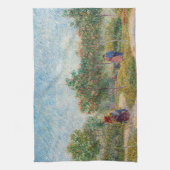 ヴィンセント・ヴァン・ゴッホ – モンマルテのガーデンと恋人 キッチンタオル (縦)