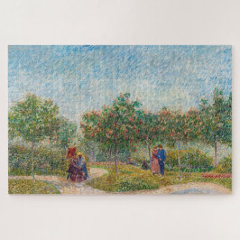 ヴィンセント・ヴァン・ゴッホ – モンマルテのガーデンと恋人 ジグソーパズル