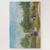 ヴィンセント・ヴァン・ゴッホ – モンマルテのガーデンと恋人 ジグソーパズル (縦)