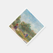 ヴィンセント・ヴァン・ゴッホ – モンマルテのガーデンと恋人 スタンダードカクテルナプキン (角)
