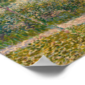 ヴィンセント・ヴァン・ゴッホ – モンマルテのガーデンと恋人 ポスター (角)