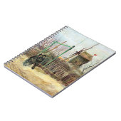 ヴィンセント・ヴァン・ゴッホ - モンマルトルの街景 ノートブック (左側)