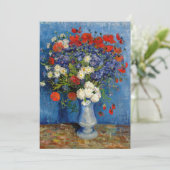 ヴィンセント・ヴァン・ゴッホ - ヤナギハハコとケシの花の壺 招待状 (スタンド正面)