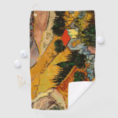 ヴィンセント・ヴァン・ゴッホ – ランドスケープ、ハウス、フローマン ゴルフタオル (インサイチュ)