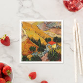 ヴィンセント・ヴァン・ゴッホ – ランドスケープ、ハウス、フローマン スタンダードカクテルナプキン (インサイチュ)