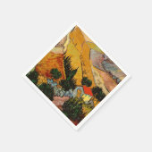 ヴィンセント・ヴァン・ゴッホ – ランドスケープ、ハウス、フローマン スタンダードカクテルナプキン (角)