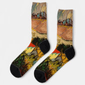 ヴィンセント・ヴァン・ゴッホ – ランドスケープ、ハウス、フローマン ソックス (左)