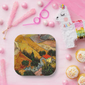 ヴィンセント・ヴァン・ゴッホ – ランドスケープ、ハウス、フローマン ペーパープレート (パーティー)