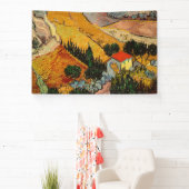 ヴィンセント・ヴァン・ゴッホ – ランドスケープ、ハウス、フローマン 横断幕 (インサイチュ)