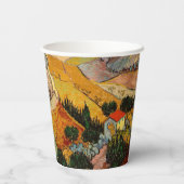 ヴィンセント・ヴァン・ゴッホ – ランドスケープ、ハウス、フローマン 紙コップ (裏面)