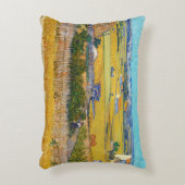 ヴィンセント・ヴァン・ゴッホ - ラ・クラウの収穫 アクセントクッション (正面(垂直))