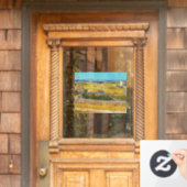 ヴィンセント・ヴァン・ゴッホ - ラ・クラウの収穫 ウィンドウサイン (ホームデコレーション)