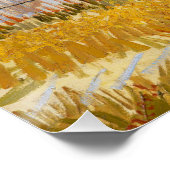 ヴィンセント・ヴァン・ゴッホ - ラ・クラウの収穫 ポスター (コーナー)