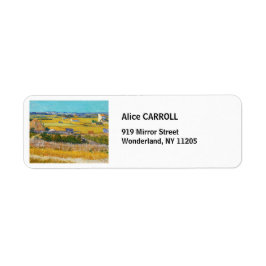 ヴィンセント・ヴァン・ゴッホ - ラ・クラウの収穫 ラベル