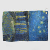 ヴィンセント・ヴァン・ゴッホ - ラ・ローヌの星月夜 ゴルフタオル (横)