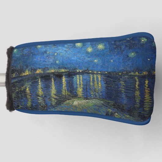 ヴィンセント・ヴァン・ゴッホ - ラ・ローヌの星月夜 ゴルフヘッドカバー (正面)