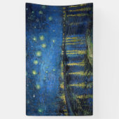 ヴィンセント・ヴァン・ゴッホ - ラ・ローヌの星月夜 横断幕 (縦)