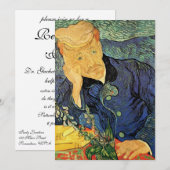 ヴィンセント・ヴァン・ゴッホ・リタイアメント博士ガチェット 招待状 (正面/裏面)