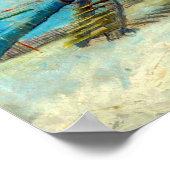 ヴィンセント・ヴァン・ゴッホ・ル・ムーランデラガレット ポスター (角)