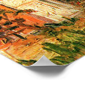 ヴィンセント・ヴァン・ゴッホ、ル・ムーラン・ド・ラ・ガレット3、 ポスター (角)