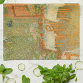 ヴィンセント・ヴァン・ゴッホ - レストランの内部 キッチンタオル (折り畳み)