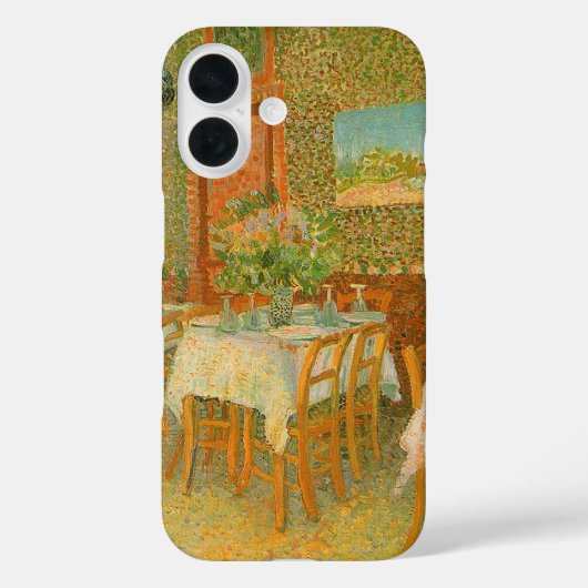 ヴィンセント・ヴァン・ゴッホ - レストランの内部 Case-Mate iPhoneケース (裏面)
