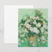 ヴィンセント・ヴァン・ゴッホ - ローズ サンキューカード (正面/裏面)