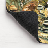 ヴィンセント・ヴァン・ゴッホ・ロードSaint-Remy，女性姿 マウスパッド (コーナー)