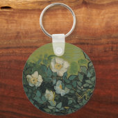 ヴィンセント・ヴァン・ゴッホ - ワイルド・ローズ キーホルダー (正面)