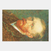 ヴィンセント・ヴァン・ゴッホ - ヴァン・ゴッホ 自画像 ラッピングペーパーシート (正面2)