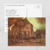 ヴィンセント・ヴァン・ゴッホ – ヴィカレッジ・アット・ヌエネン 案内ポストカード (正面/裏面)