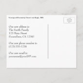 ヴィンセント・ヴァン・ゴッホ – ヴィカレッジ・アット・ヌエネン 案内ポストカード (裏面)